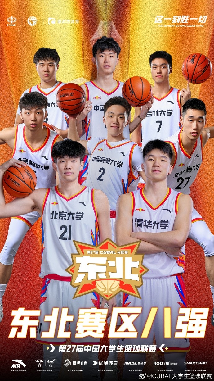  CUBAL東北賽區八強：清華、北大、北師大、北體大在列