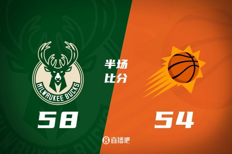半場(chǎng)戰報:杜蘭特16分&布克15分5助 字母哥15分 太陽(yáng)落后雄鹿4分